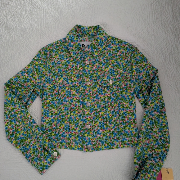 Dolce & Gabbana Colorful Floral CropJacket - Picture 1 of 9